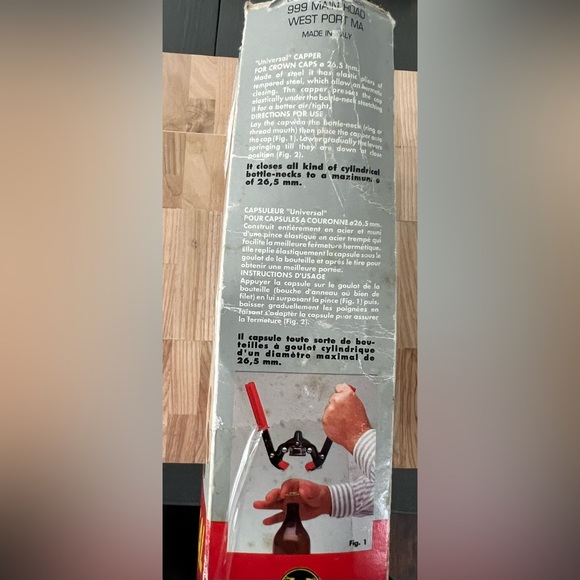 Tappatrice Universal Bottle Capper Machine for Home Brew, Kombucha, Beer, Wine - Picture 3 of 5